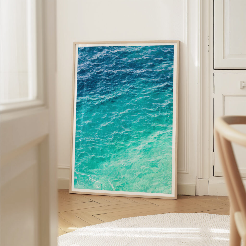 Mediterranean Shades of Teal No 2 - Fine art print by Cattie Coyle Photography. © 2019, all rights reserved.