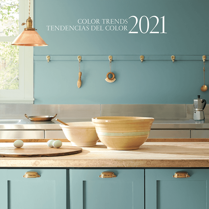 Home Decor Colors 2021: Benjamin Moore Aegean Teal