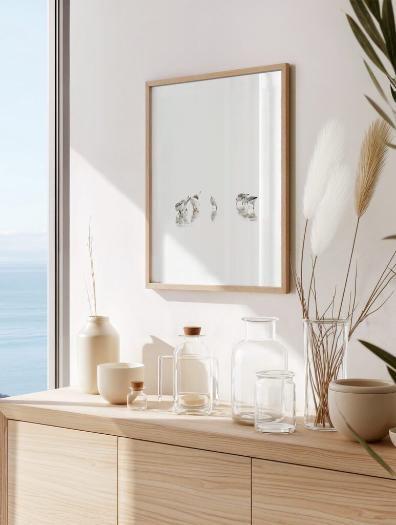 Sandpipers on the beach - Fine art print by Cattie Coyle Photography. © 2017, all rights reserved.