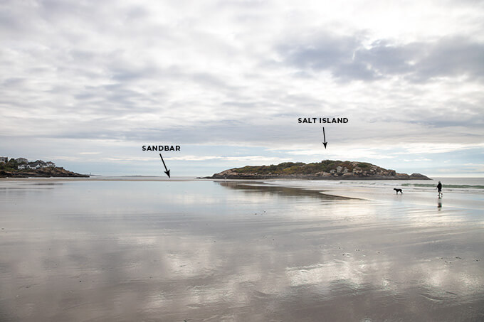 Salt Island at Good Harbor Beach, Gloucester, MA, by Cattie Coyle Photography. © 2017, all rights reserved.