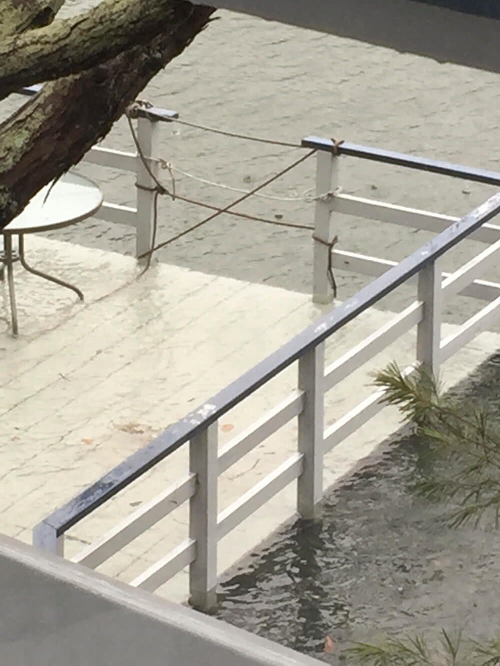 Flooded dock, Annisquam, MA by Cattie Coyle Photography. © 2018, all rights reserved.