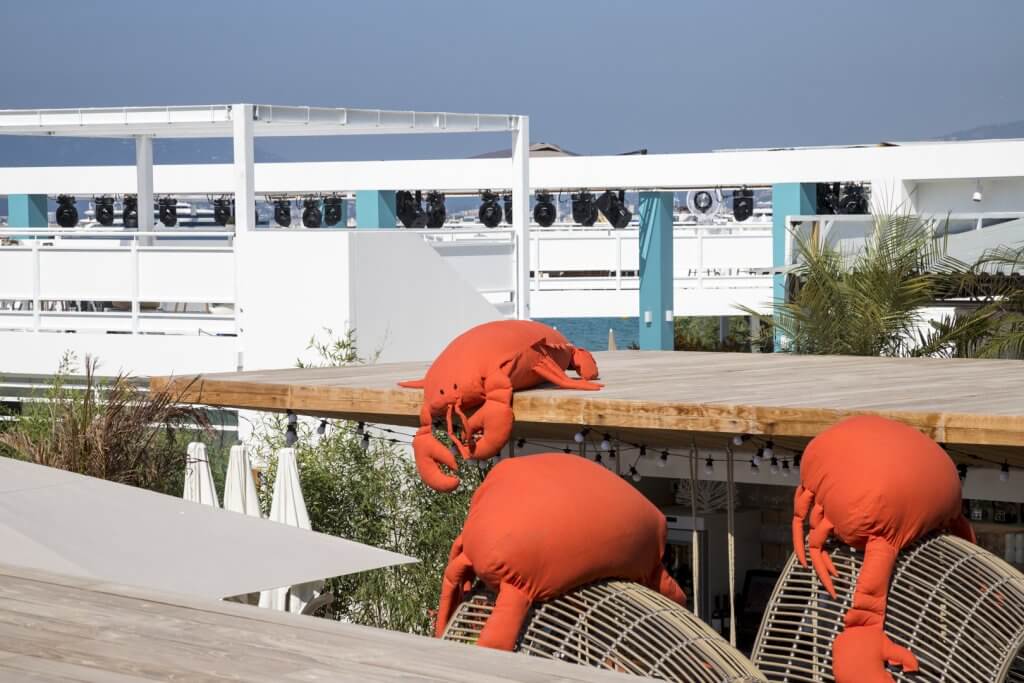 Beach club, Cannes, France by Cattie Coyle Photography. © 2019, all rights reserved.
