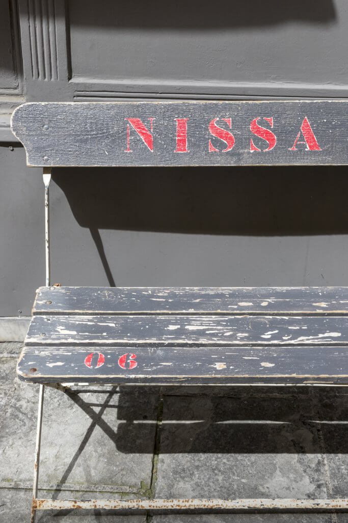 Bench, Old Town, Nice, France by Cattie Coyle Photography. © 2019, all rights reserved.