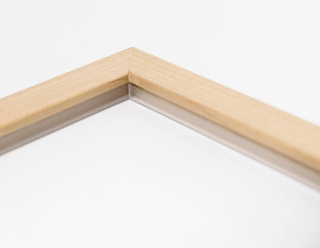 Framed art prints: Natural wood frame with acrylic frame spacer to separate the print from the glass | Cattie Coyle Photography