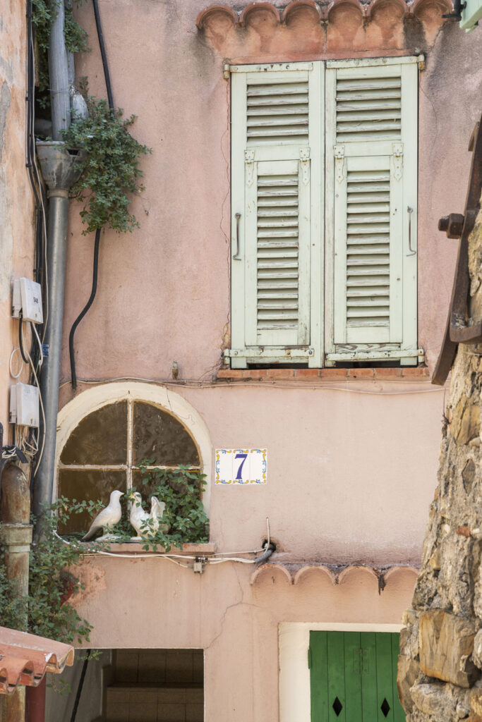 Architecture, Old Town Menton, France by Cattie Coyle Photography. © 2019, all rights reserved.