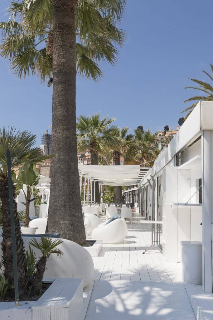 Les Sablettes Beach Club, Menton, France by Cattie Coyle Photography. © 2019, all rights reserved.