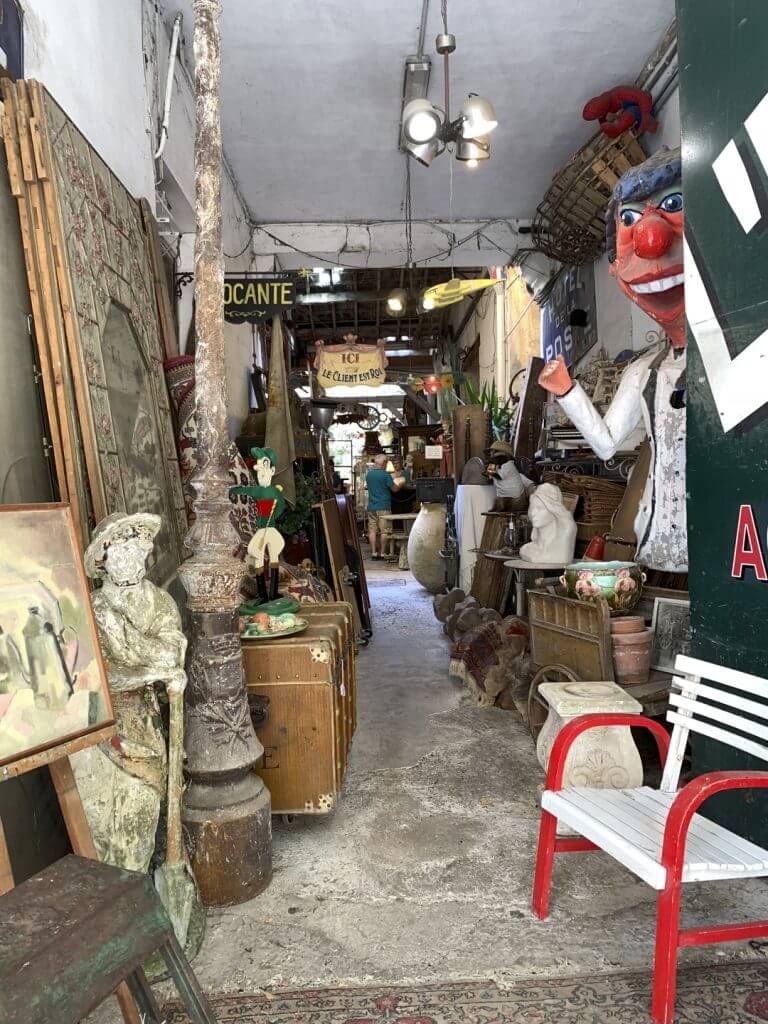 L'usine Centre D'Antiquite Brocante, Menton, France, by Cattie Coyle Photography. © 2019, all rights reserved.