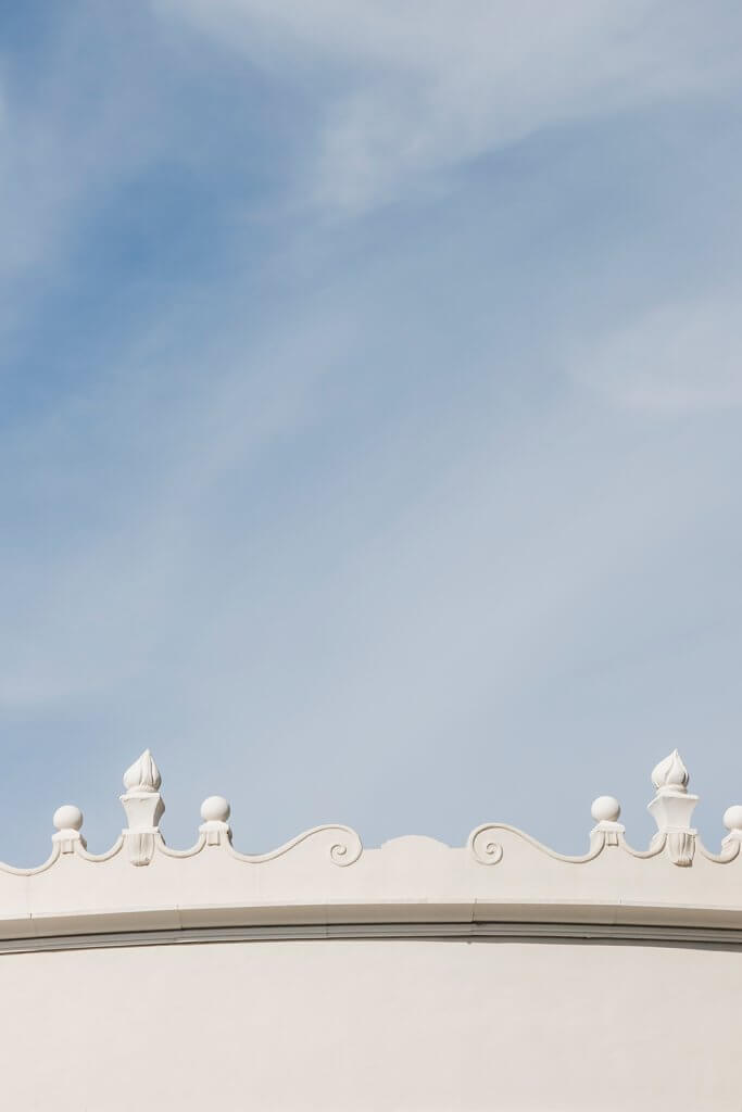 Roof detail at Casino Barriere, Menton, France by Cattie Coyle Photography. © 2019, all rights reserved.