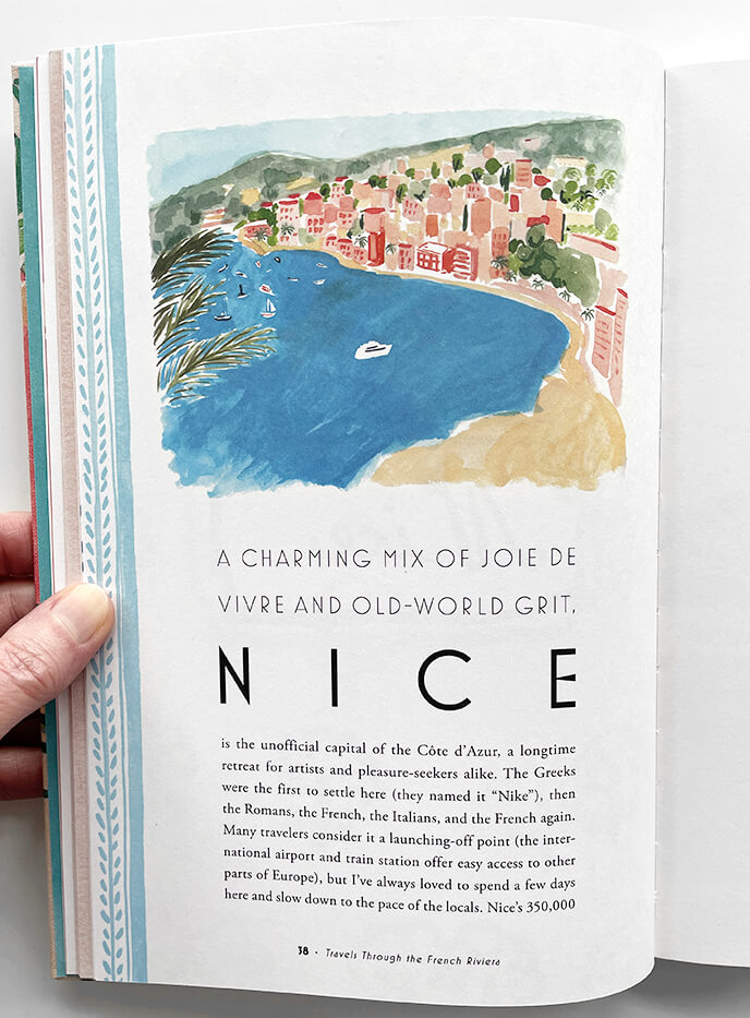 Nice in Travels through the French Riviera by Virginia Johnson