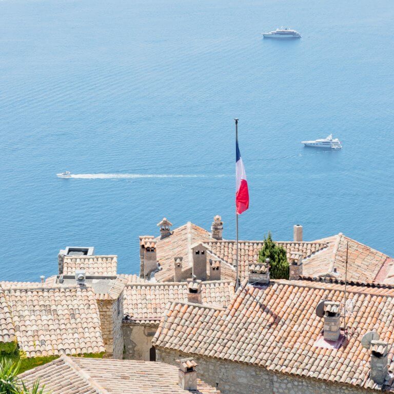 View from the Jardin Exotique d'Èze, Eze, France, by Cattie Coyle Photography. © 2019, all rights reserved.