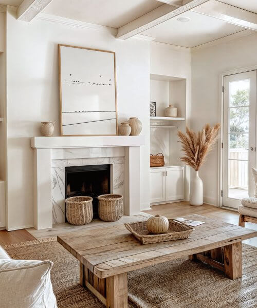 Birds on a Wire - Black and white art print by Cattie Coyle Photography in living room