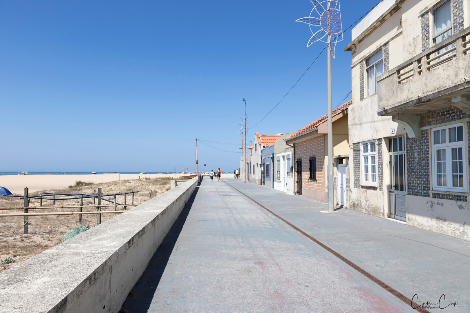 Boardwalk Praia da Aguda, Portugal by Cattie Coyle Photography. © 2024, all rights reserved.