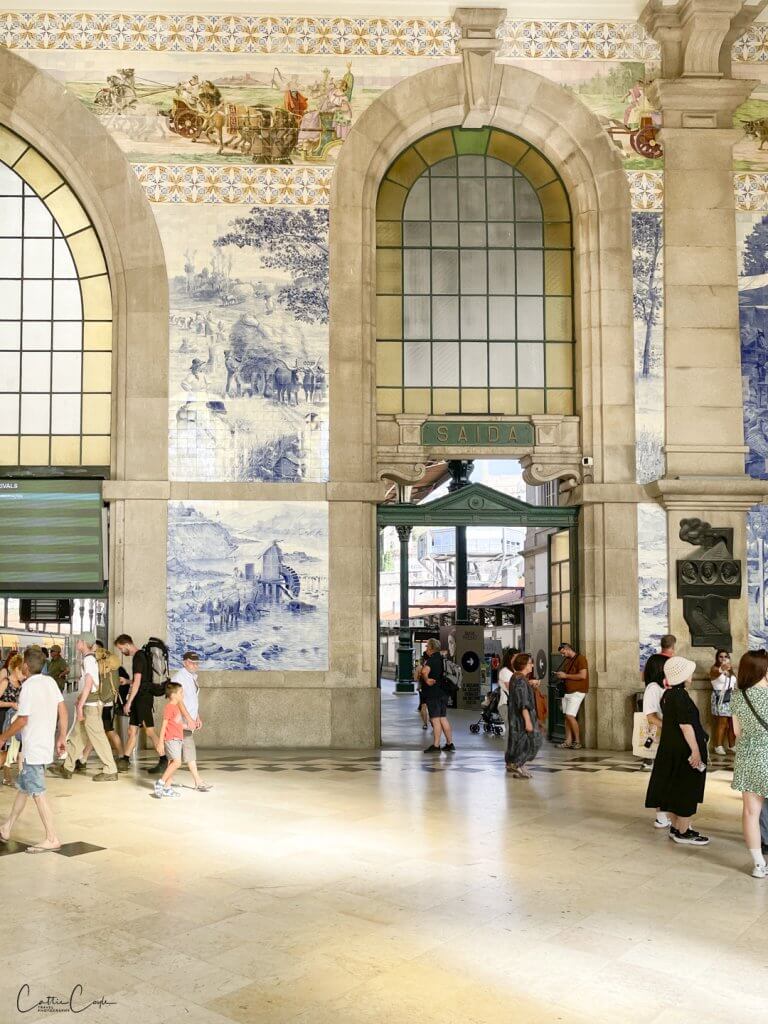 Sao Bento train station, Porto, Portugal by Cattie Coyle Photography. © 2024, all rights reserved.