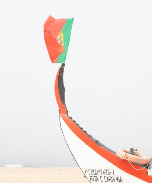 Fishing boat, Espinho, Portugal by Cattie Coyle Photography