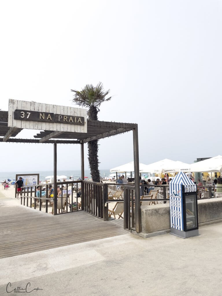 Beach and fog, Espinho, Portugal by Cattie Coyle Photography. © 2024, all rights reserved.