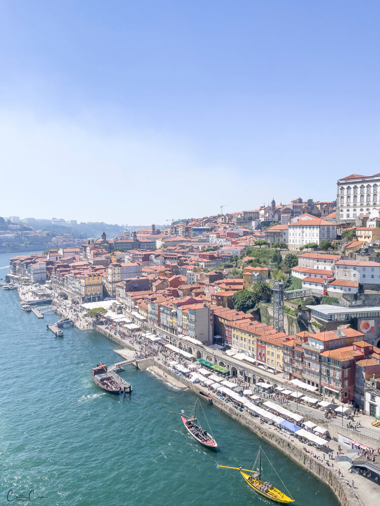 View from Miradouro da Serra do Pilar, Porto, Portugal by Cattie Coyle Photography. © 2024, all rights reserved.