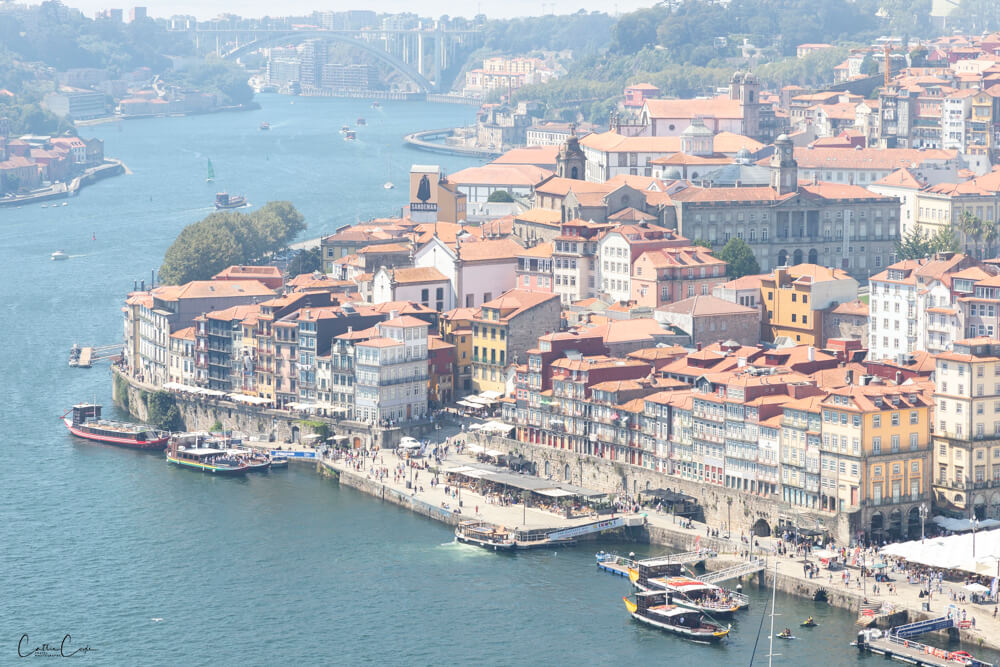 View from the Luís I Bridge, Porto, Portugal by Cattie Coyle Photography. © 2024, all rights reserved.