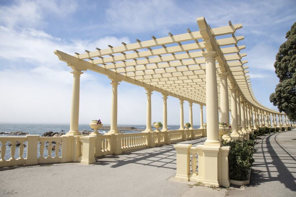The Pérgola da Foz, Foz do Douro, Portugal by Cattie Coyle Photography. © 2024, all rights reserved.
