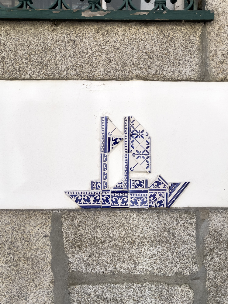Tile boat, Porto, Portugal by Cattie Coyle Photography. © 2024, all rights reserved.